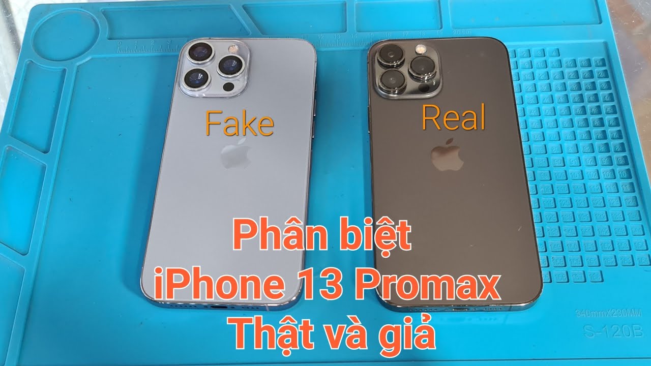 Phân biệt iPhone 13 promax thật và giả - youtube