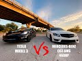 Mercedes-Benz C63 AMG vs Tesla M3. Машина которая сделала Теслу( РОЗЫГРЫШ 1000грн