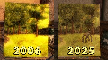 Painted World Then vs Now – Oblivion Remastered Comparison