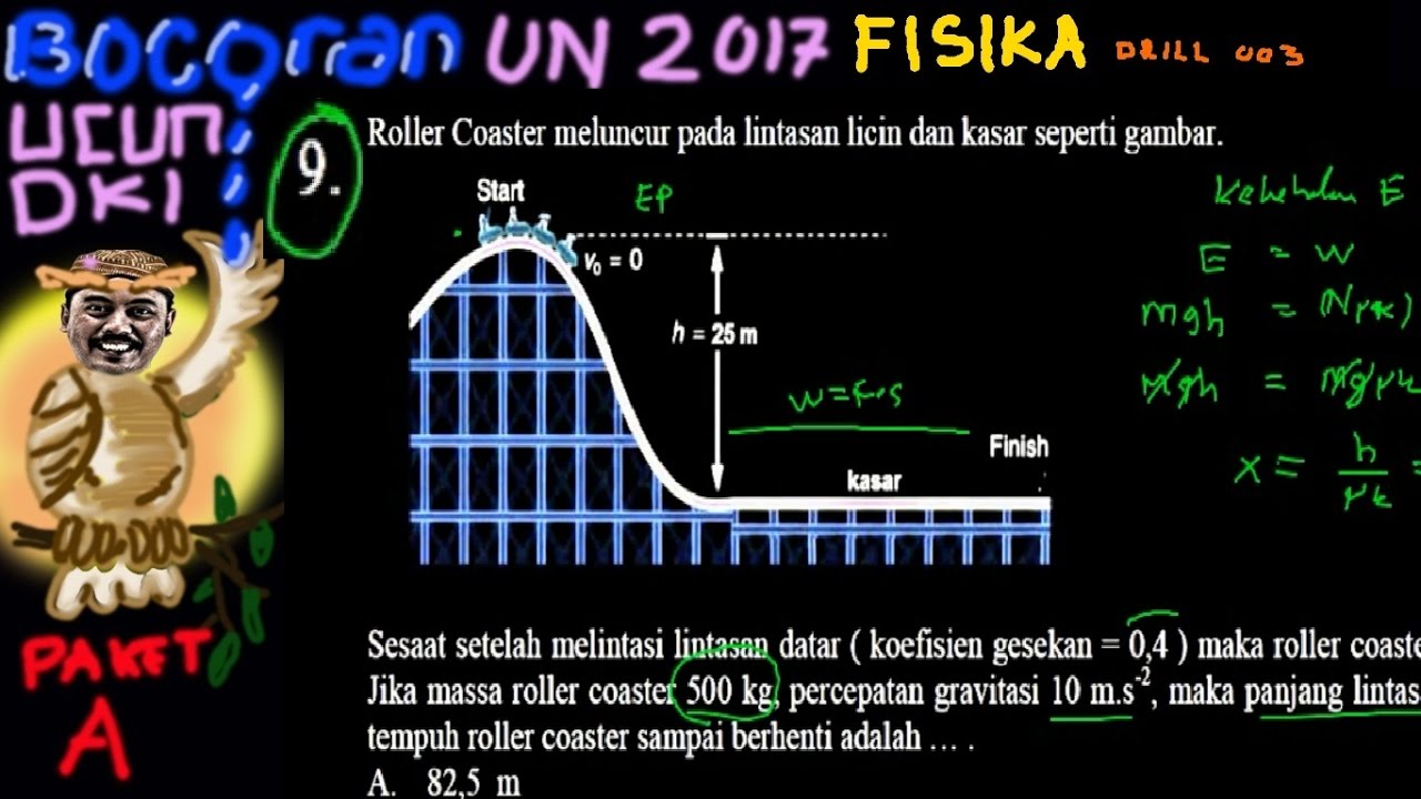 un sma 2021 fisika bocoran ucun dki paker A no 09 