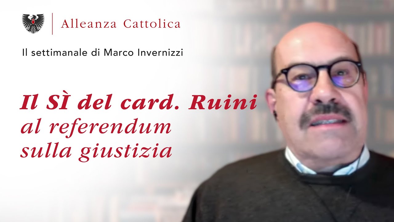 Il SÌ del card. Ruini al referendum sulla giustizia - Il settimanale di Marco Invernizzi
