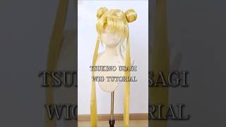 ASMR: Tsukino Usagi from Sailor Moon Wig Tutorial #usagitsukino #sailormooncosplay #wigtutorial