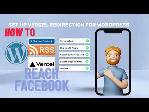 how to set up facebook redirection using vercel for wordpress and square thumnail post link