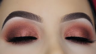 Soft Glam Eye Makeup tutorial - HUDA BEAUTY DESERT DUSK screenshot 5