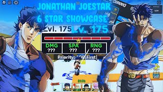 New Stardust 6 Star Jonathan Joestar  (Jon Jo Serious) Lv.175 Showcase (Sunburn Effect)