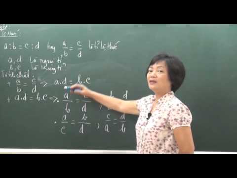 Video Tỉ lệ thức - Toán lớp 7 - cô Phạm Thị Hồng - HOCMAI - youtube