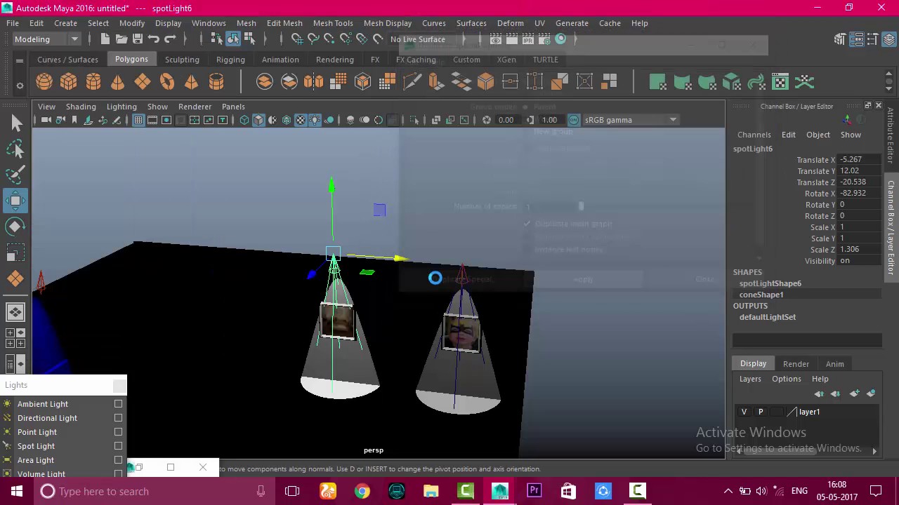 autodesk maya COPYING LIGHT PROPERTIE - YouTube