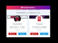 PewDiewPie Vs T-Series Lieve Stream Count