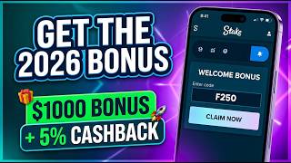 Stake Welcome Bonus 2026 🎁 New Bonus Code + Referral Code Today 🚀 Stake Bonus Code Today