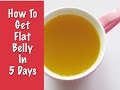 How To Get Flat Belly In 5 Days | Get Flat Stomach without Diet-Exercise | Instant Belly Fat Burner