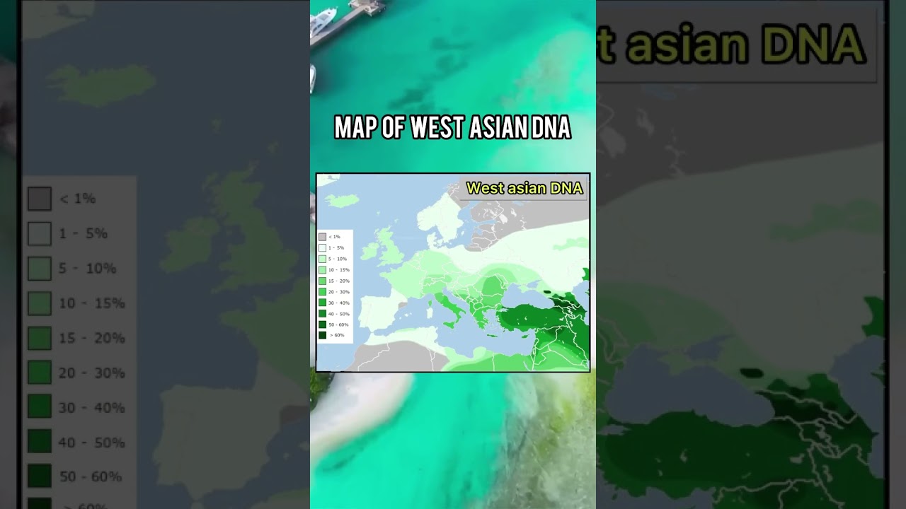 Map of West Asian DNA 