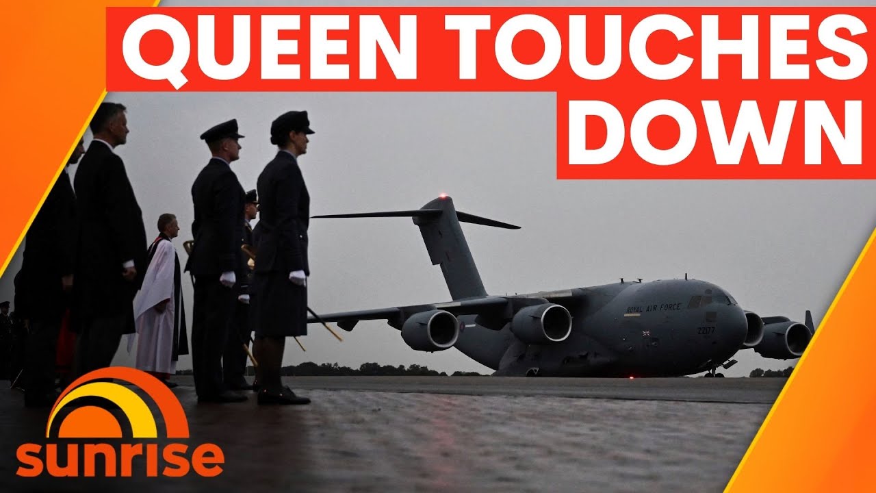 Queen Elizabeth II's coffin touches down in London | Sunrise