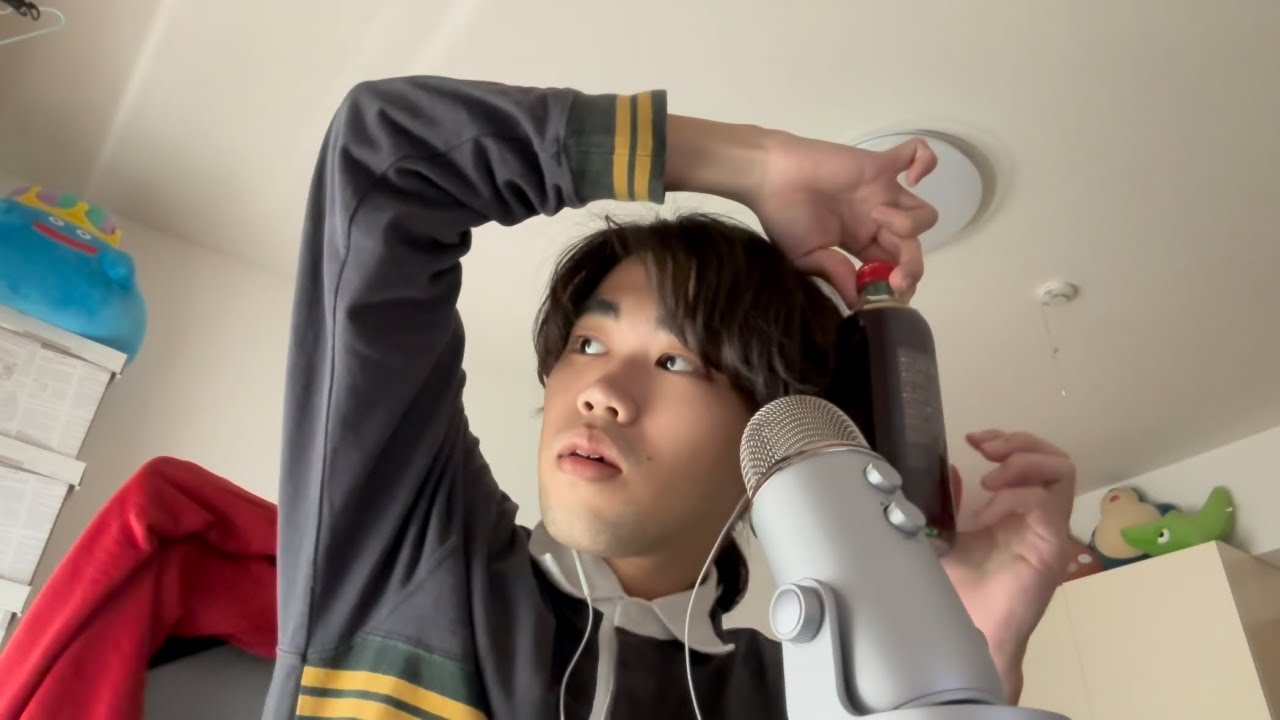 実家に帰る前に急いで撮ったASMR動画