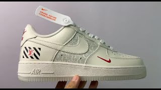 Louis Vuitton x Nike Air Force 1 unboxing