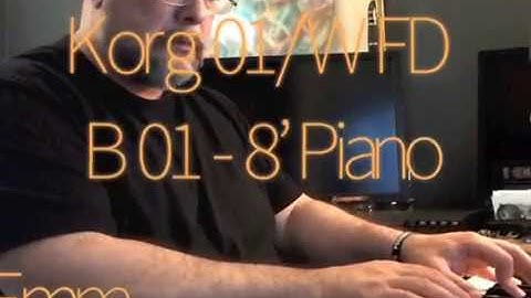 Una Furtiva Lagrima / Korg 01/Wfd Piano Test