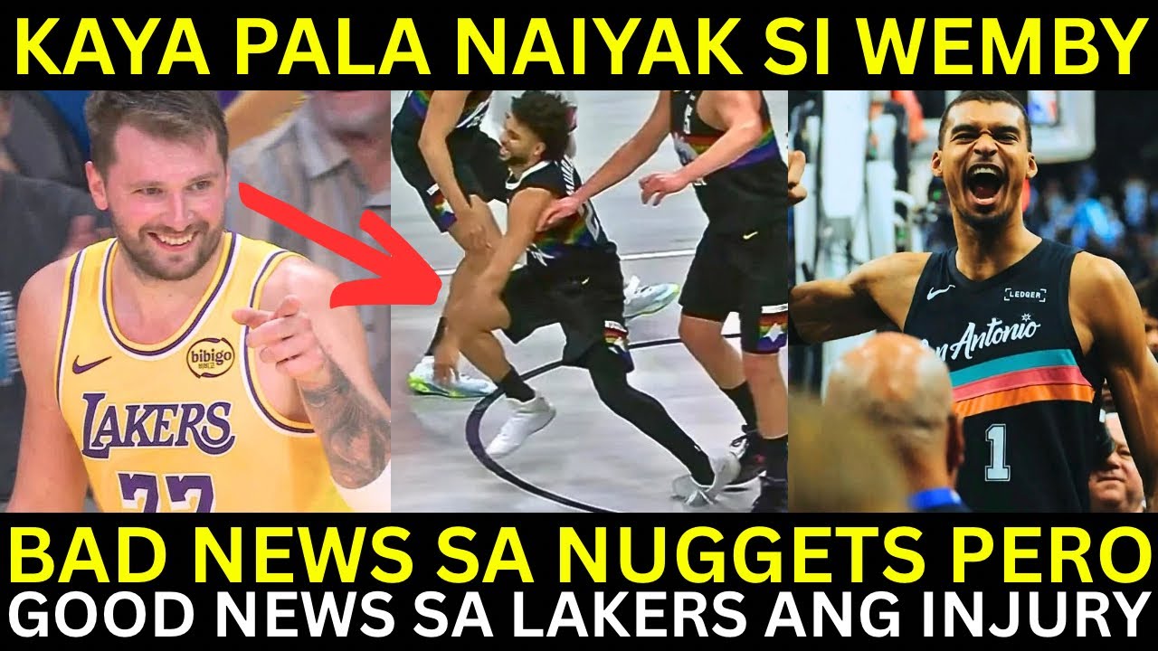 Injury ni Murray CHANSA ng Lakers! | Wemby PROBLEMADO pa sa Stamina! MAHIHIMATAY na