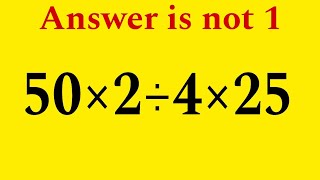 Maybe 1 in 10 Can Solve This Simple Pemdas Math Problem #algebra