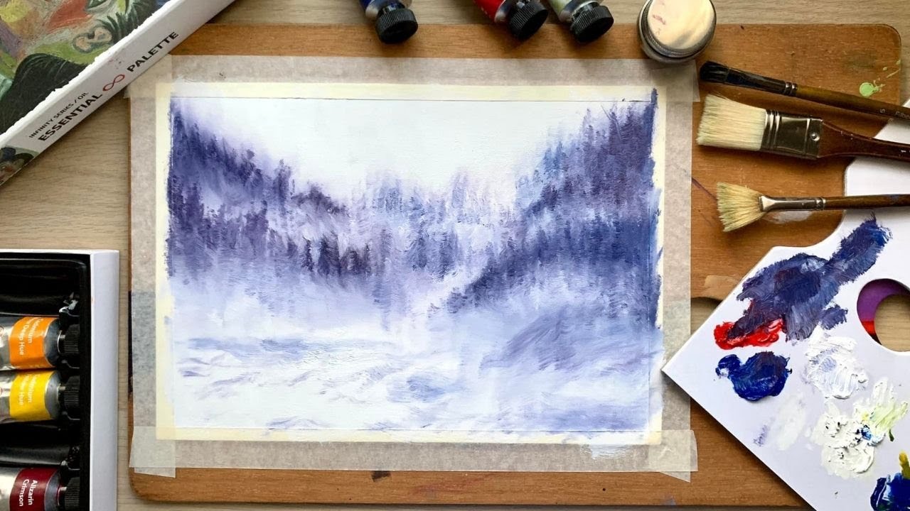 How To Paint Watercolor On Canvas – ZenARTSupplies