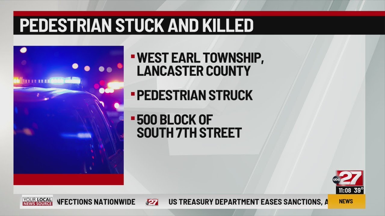 Pedestrian killed in Lancaster County crash - YouTube