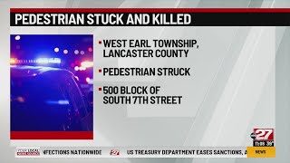 Pedestrian killed in Lancaster County crash