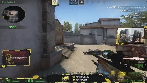 CS:GO - AIZY TEC9 ACE CLUTCH (S1MPLE POV) @FPL