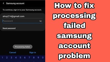 Hoe het probleem met een mislukte Samsung-accountverwerking in 2025 op te lossen