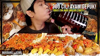 200 CILI AYAM GEPUK PAK GAMBUS! TAUBAT TAK MAU LAGI DAH 😭 | MUKBANG MALAYSIA