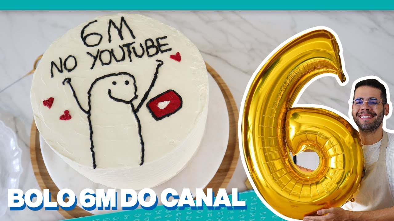 BOLO ESPECIAL DE 6 MILHÕES DE INSCRITOS DO CANAL | COMO FAZER BENTÔ CAKE