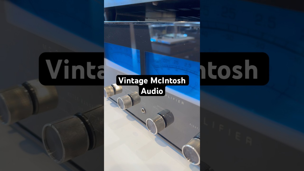 Fantastic collection of vintage McIntosh gear at Archer High Fidelity. 