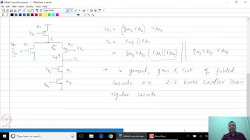 Folded-Cascode OpAmp-2 #ch19 #swayamprabha