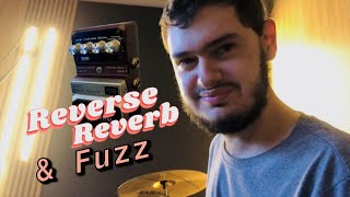 My Drummer tries out Reverse Reverb for the first time