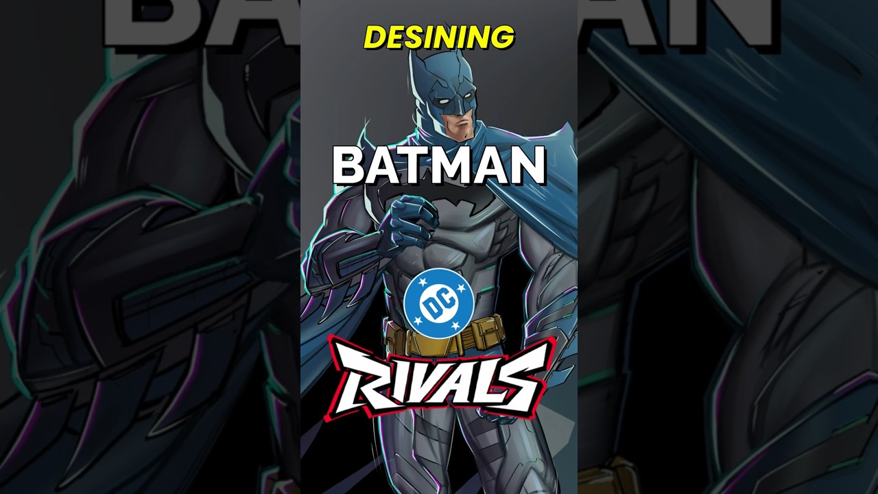 BATMAN designed as a MARVEL RIVALS duelist #art #illustration #marvelrivals #dc