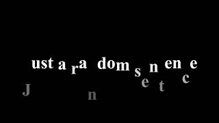 Smooth Randomized Text Animation