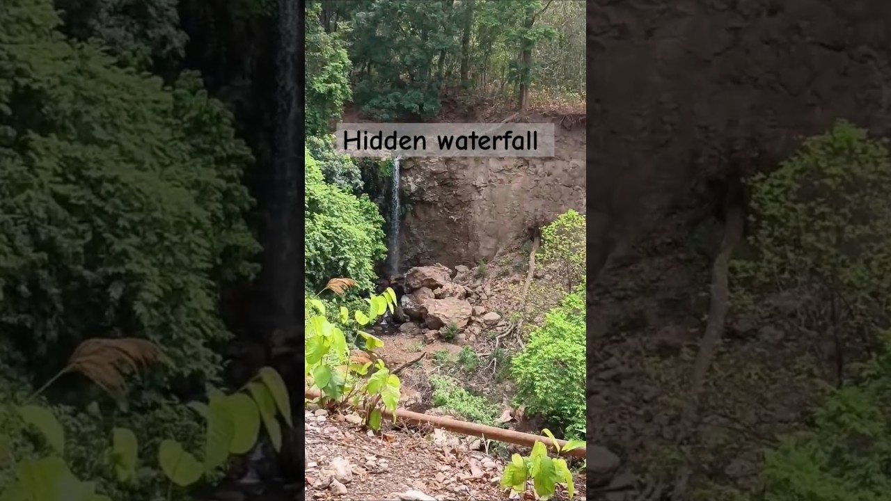 Hidden waterfall in ramnagar 