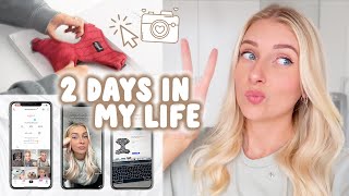 2 days in my life working 2 jobs  (selfemployed) vlog!