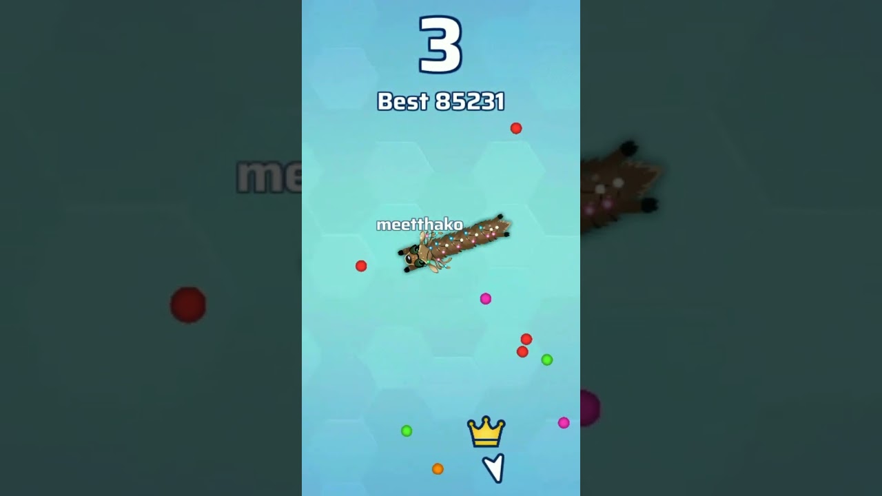 i become the longest snake in slither. 