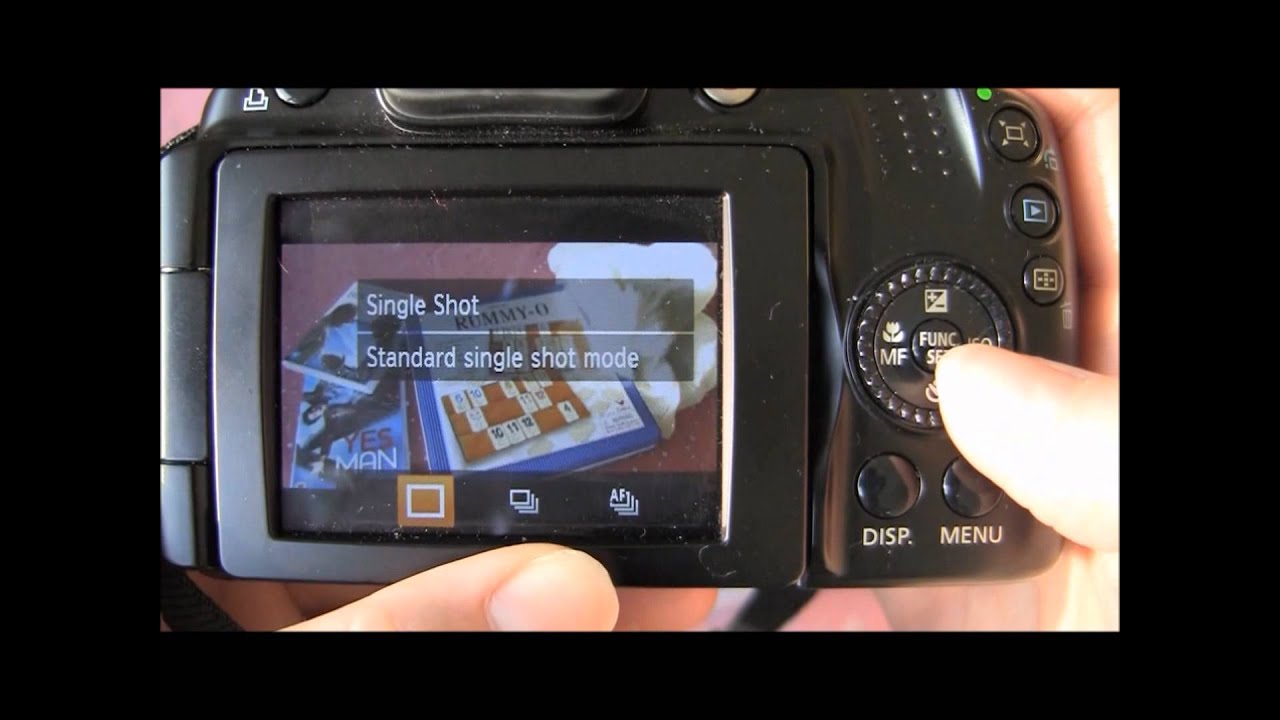 Canon Powershot SX40 HS Tutorial: Step Eleven - Shortcut Button and