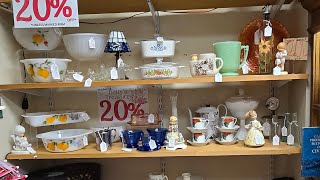 Betty's Treasures Booth Tour & Shop Grey Barn Andover NJ|Antiquing  Thrifting Vintage Finds|We Ship 