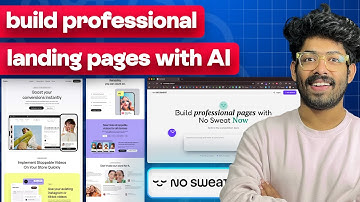 Create Stunning Landing Pages in 10 Minutes Using AI - No Sweat AI