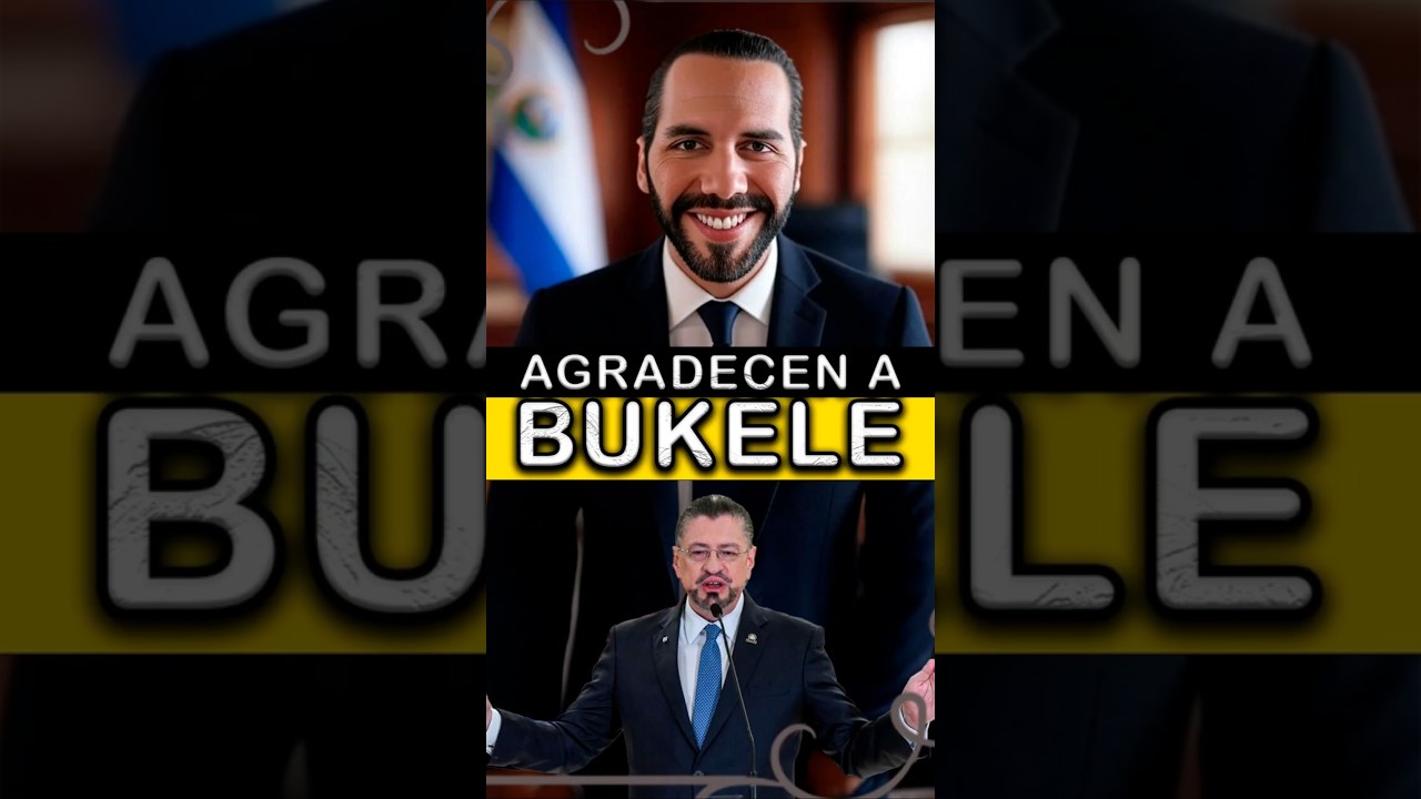 Con mucho orgullo, Nayib Bukele envía un mensaje emotivo a Costa Rica 🇨🇷✨💪.