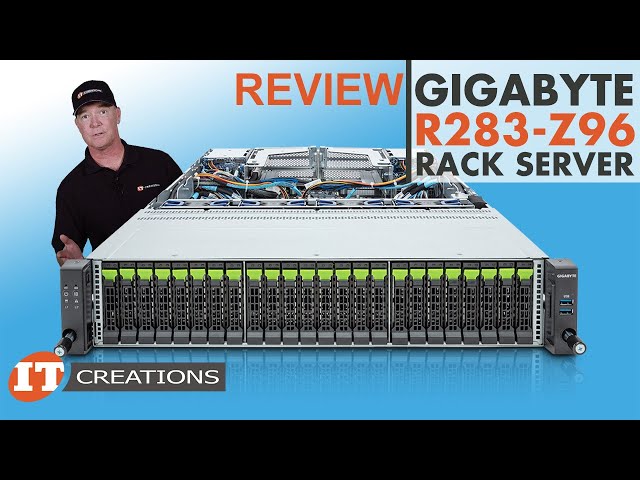 カウンター AMD EPYC Gigabyte R283-Z96 server REVIEW | IT Creations - YouTube