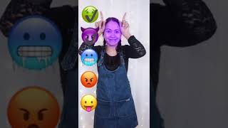 Funny Emoji Face Challenge #shorts