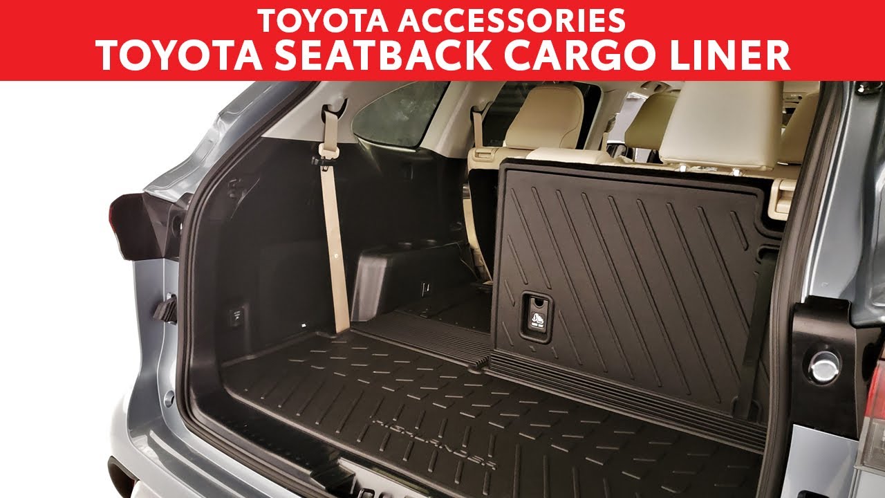 Toyota Seatback Cargo Liner available at North London Toyota | Toyota  Accessories - YouTube