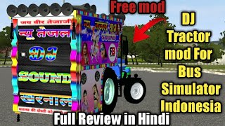 How To Download DJ Tractor Mod For Bus simulator Indonesia Full Review in Hindi screenshot 3
