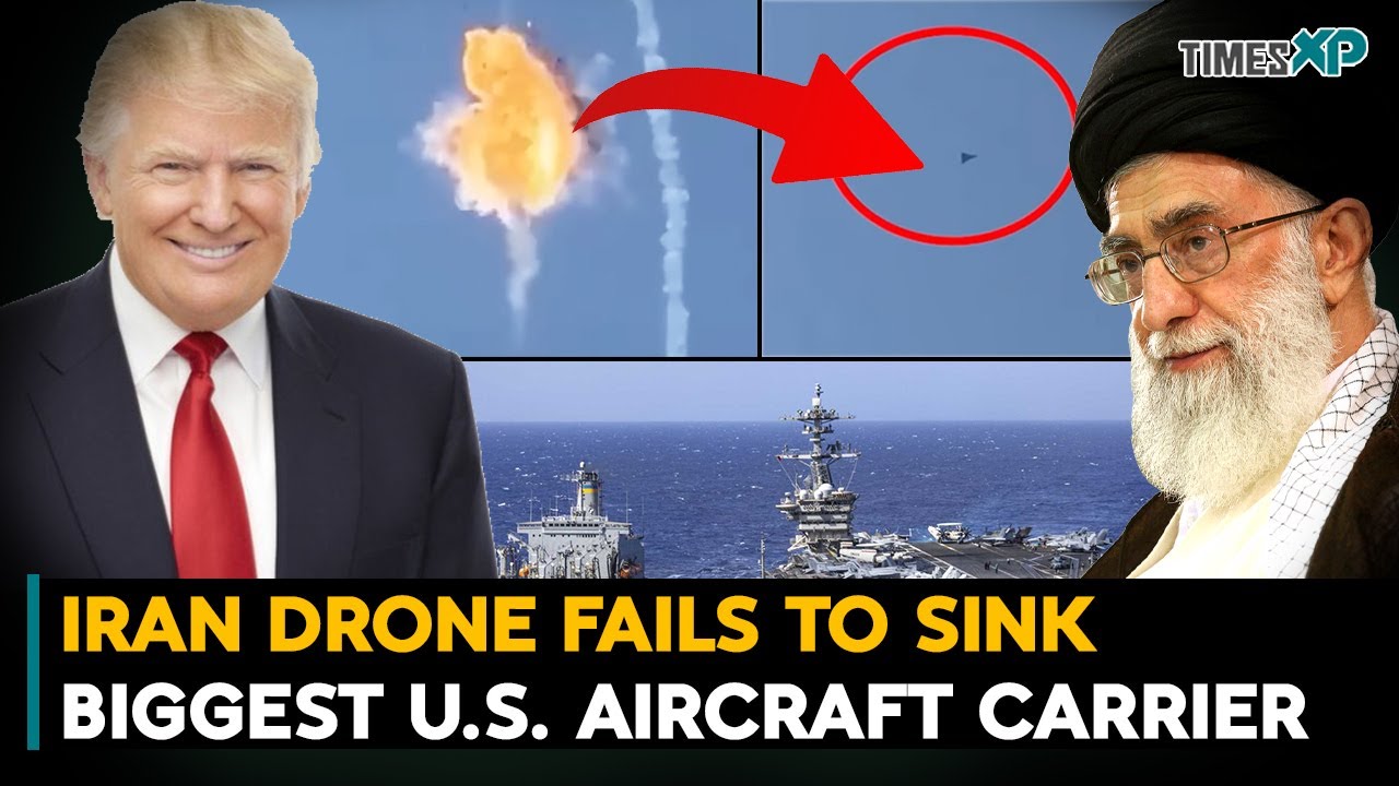 Iran Drone Fails To Sink Biggest U.S. Aircarft Carrier| Iran-Israel War