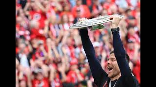 Bayer Leverkusen Lifted The Bundesliga Trophy