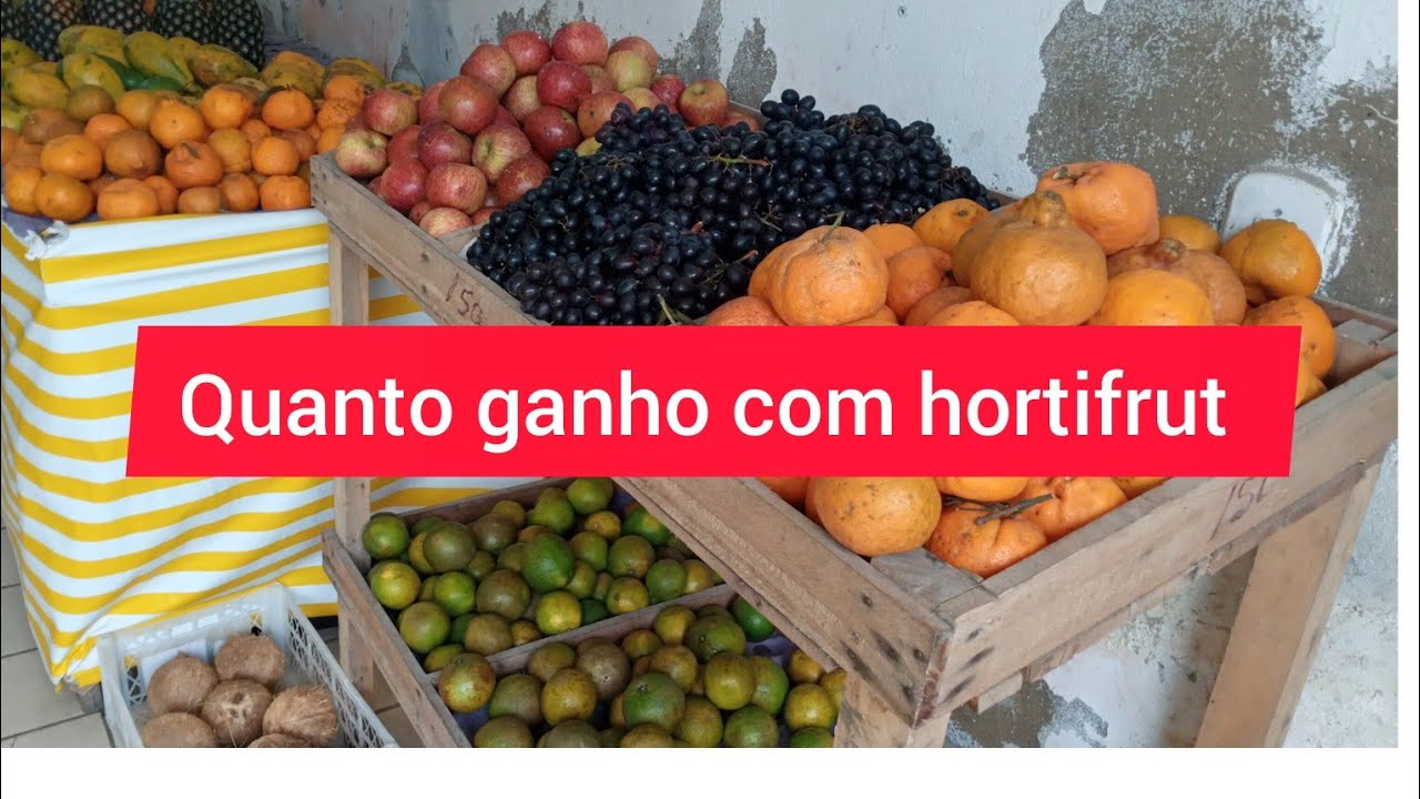 COM QUANTO ABRI O HOTIFRUTI + QUANTO GANHO POR SEMANA