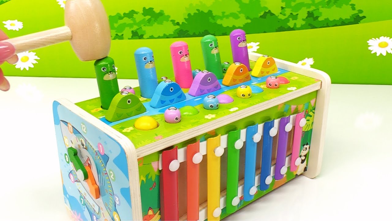 Let's Play with Educational Pounding Toys for Toddlers! YouTube