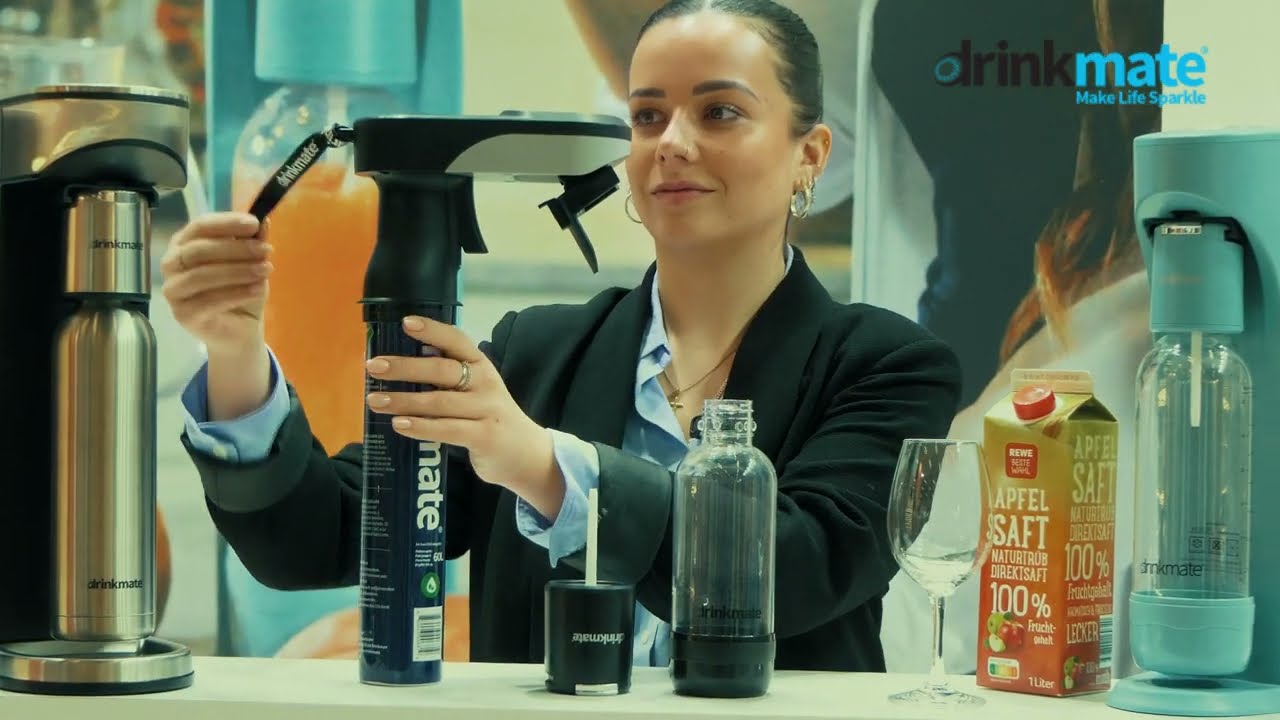 NEUE SODA STREAM ALTERNATIVE für UNTERWEGS & OUTDOOR | EXCLUSIVE | DRINKMATE