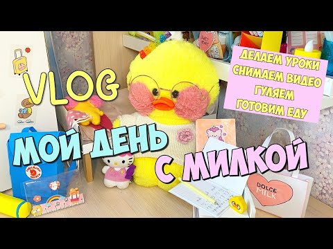 Чем кормлю свою УТОЧКУ ЛАЛАФАНФАН?!? | Наши занятия, еда, прогулка | Мой день с уточкой Милкой